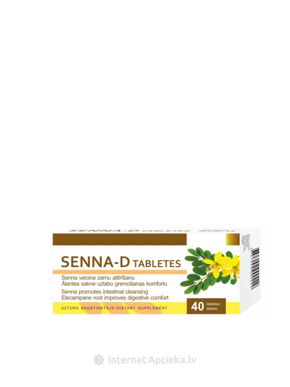 SENNA - D таблетки, 40 шт. | internetaptieka.lv