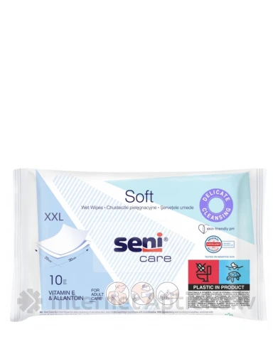 Seni Care Soft niisked salvrätikud, 10 tk | internetaptieka.lv