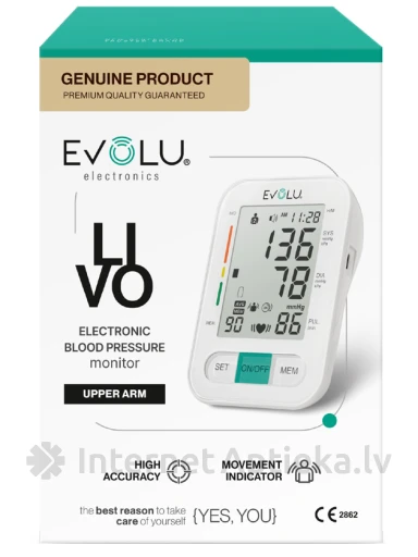 Evolu LIVO asinsspiediena mērītājs | internetaptieka.lv