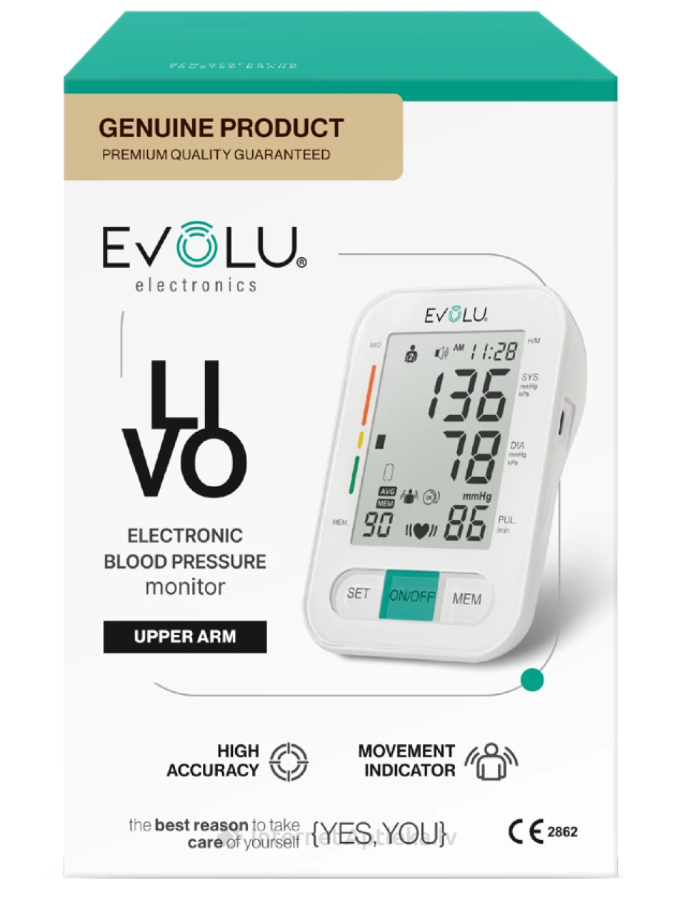 Evolu LIVO asinsspiediena mērītājs | internetaptieka.lv