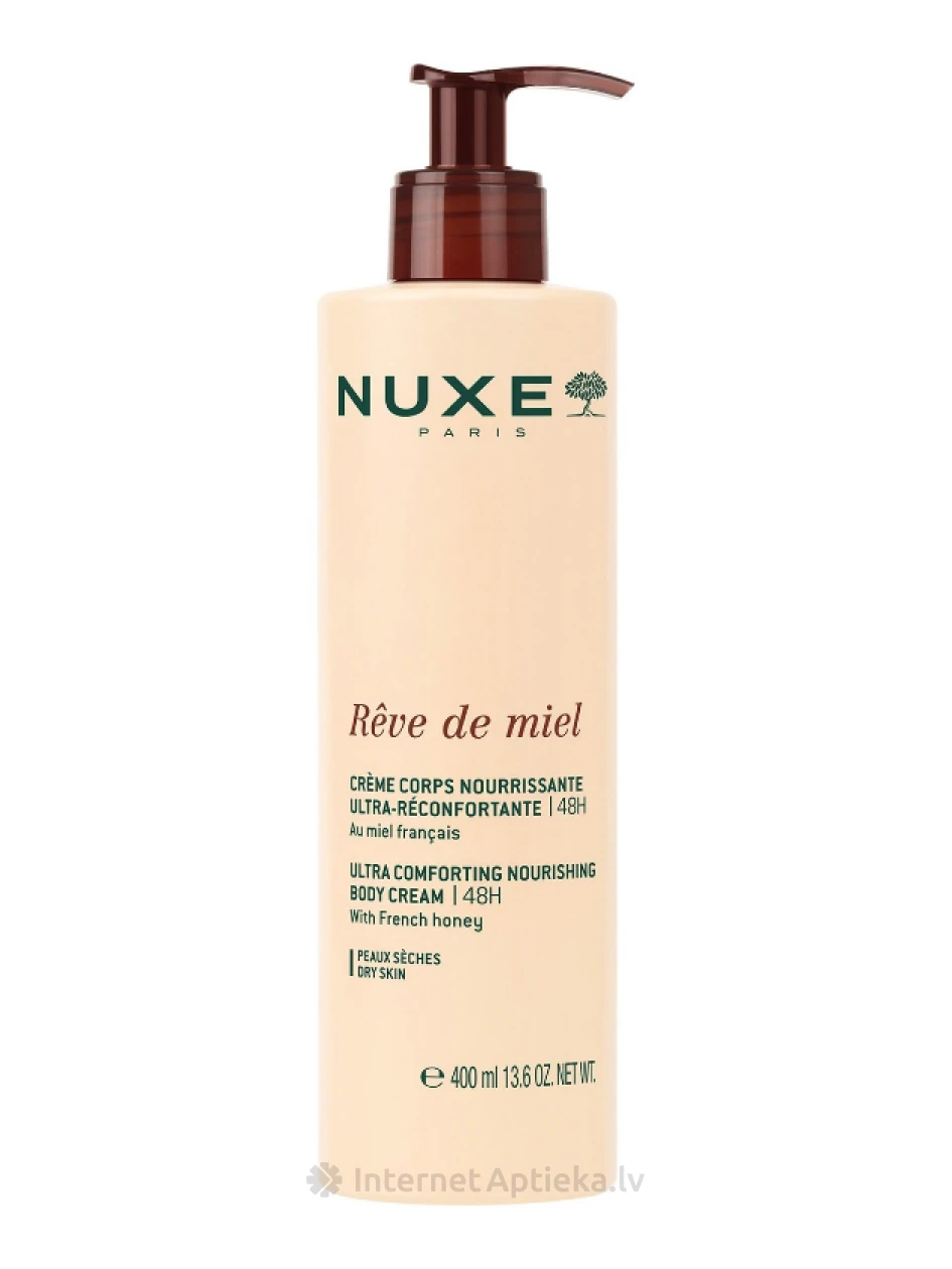 NUXE Rêve de Miel питательный крем для тела, 400 мл | internetaptieka.lv