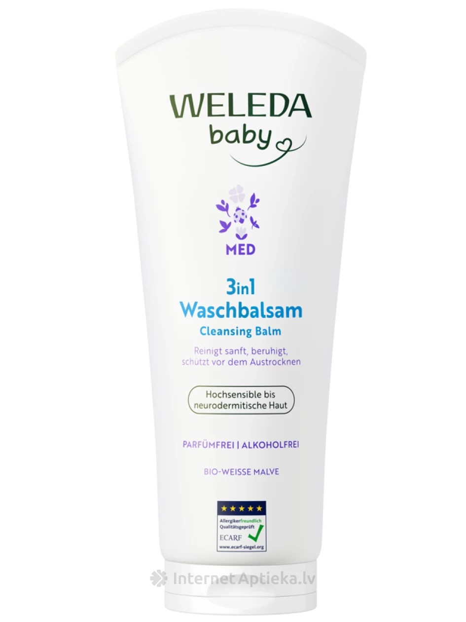 WELEDA Baby Med 3in1 очищающий бальзам, 200 мл | internetaptieka.lv