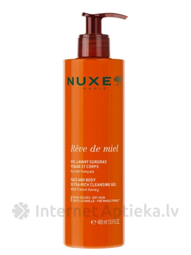 NUXE Rêve de Miel Ultra гель для душа для сухой кожи, 400 мл | internetaptieka.lv