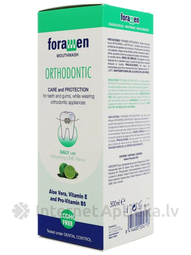 Foramen mutes skalojamais līdzeklis Ortodontic Lime, 500 ml | internetaptieka.lv
