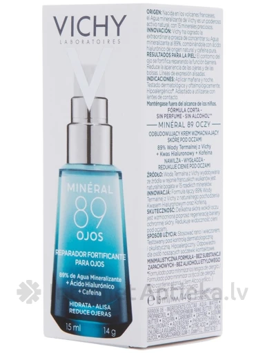 Vichy Mineral 89 сыворотка для глаз, 15 мл | internetaptieka.lv