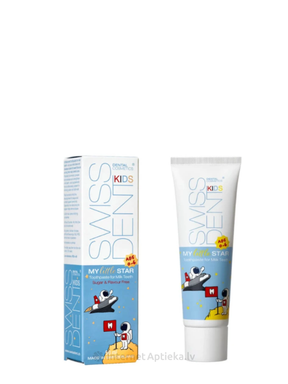 Swissdent Kids My Little Star zobu pasta, 50 ml | internetaptieka.lv