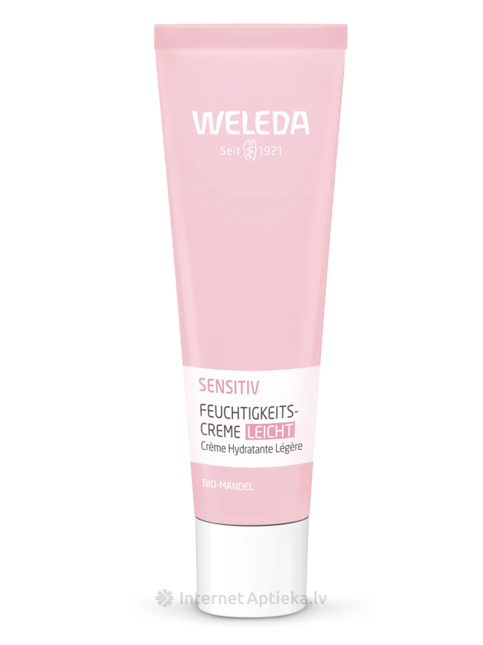 Weleda Sensitive Bio-Mandel Light увлажняющий крем, 30 мл | internetaptieka.lv