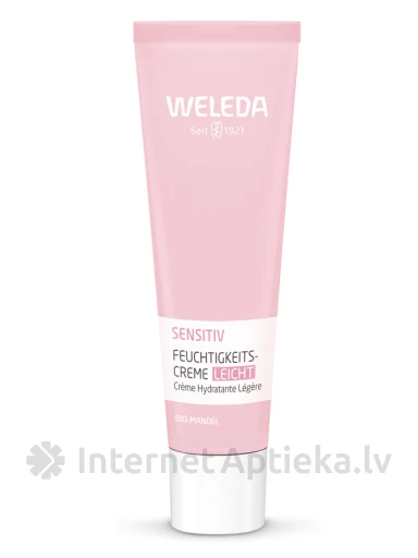Weleda Sensitiv Bio-Mandel Light mitrinošs krēms, 30 ml | internetaptieka.lv