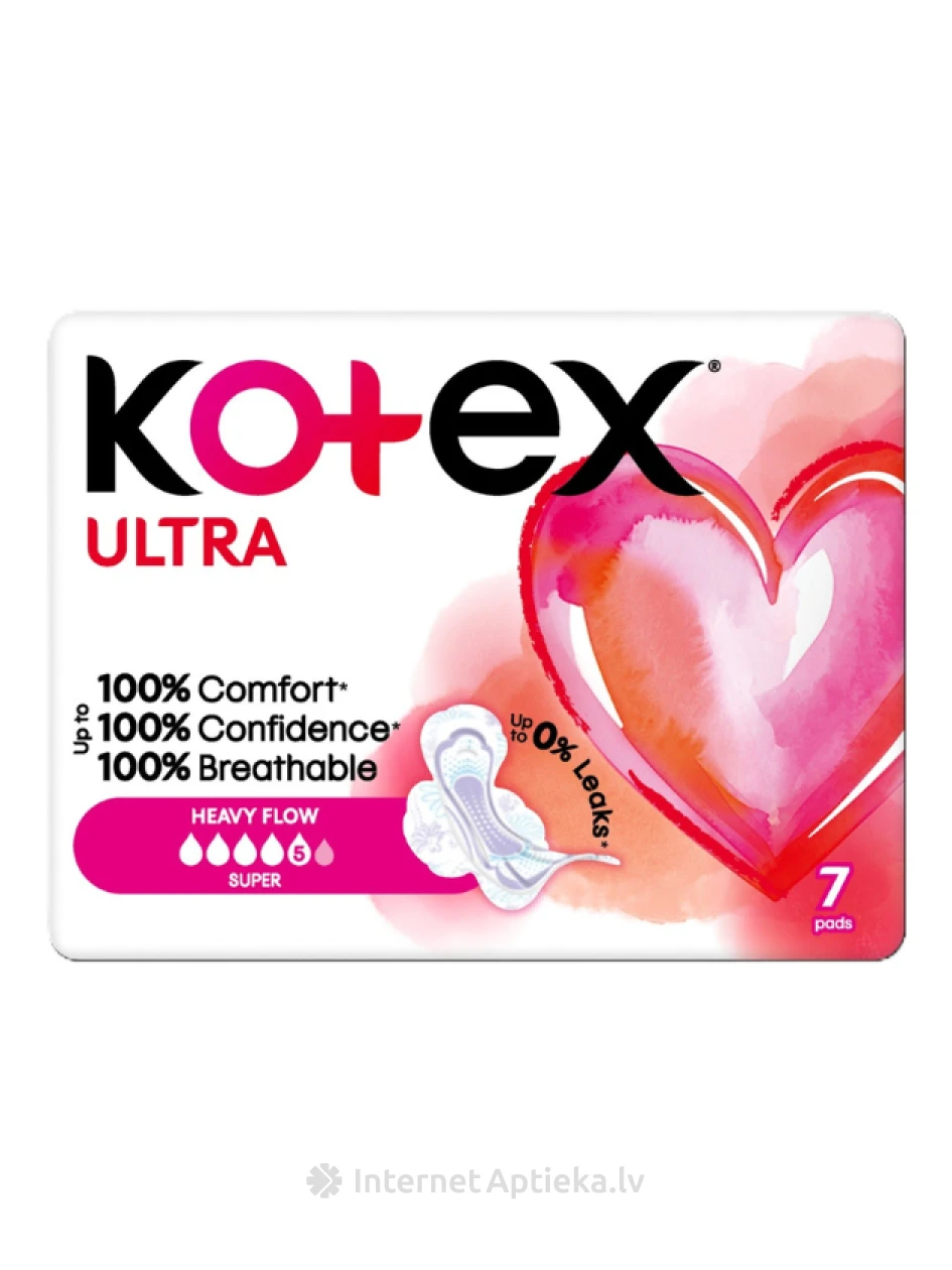 Kotex Ultra Packs Super, 7 vnt. | internetaptieka.lv