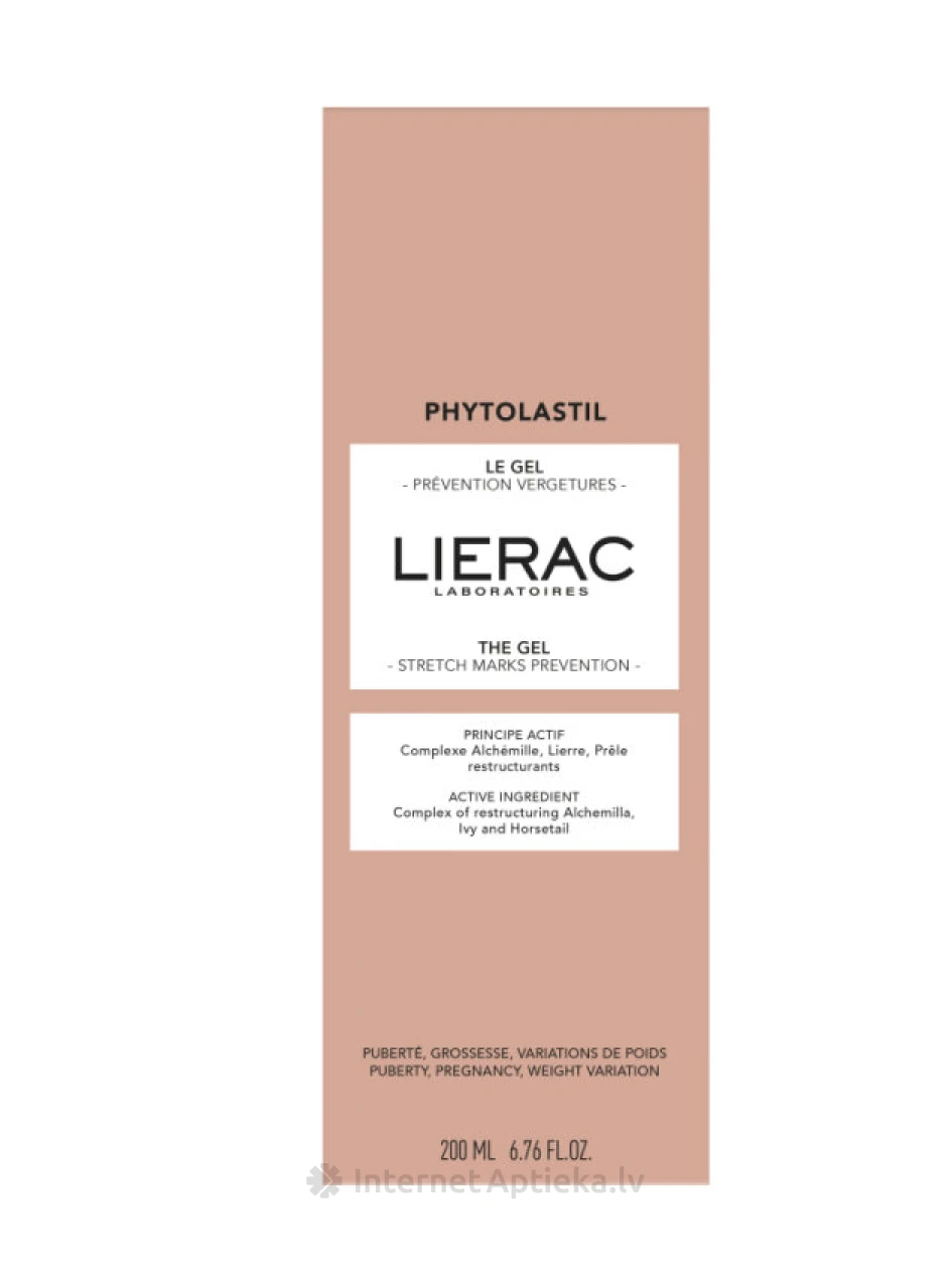 LIERAC PHYTOLASTIL geeltoode venitusarmide ennetamiseks, 200 ml | internetaptieka.lv