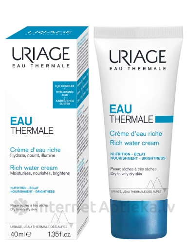 URIAGE EAU THERMALE bagātīgais krēms ļoti sausai ādai, 40 ml | internetaptieka.lv
