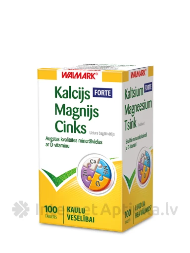Walmark Ca - Mg - Zn Forte, 100 таблеток | internetaptieka.lv