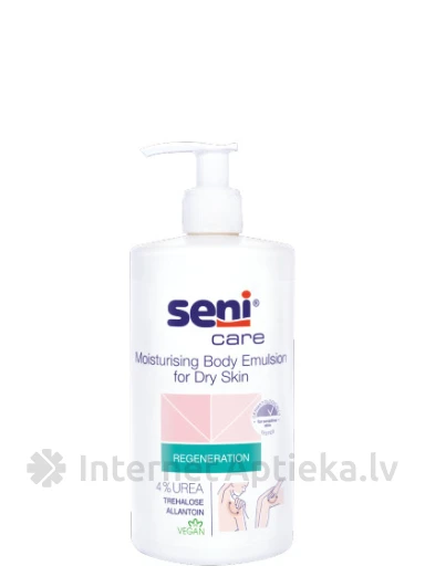 Seni Care kehaemulsioon 4% uureat kuivale nahale, 500 ml | internetaptieka.lv
