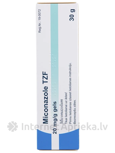 Miconazole TZF 20 mg / g gels, 30 g | internetaptieka.lv