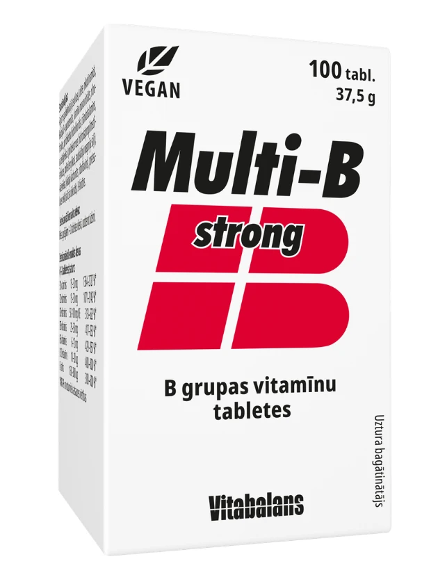 Multi B Strong, 100 tabletes