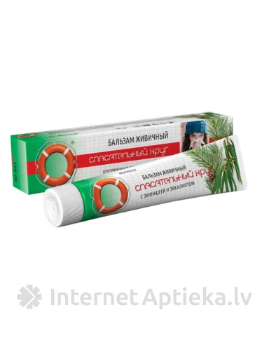 Spasateļnij Krug Echinacea ir eukalipto balzamas, 50 g | internetaptieka.lv