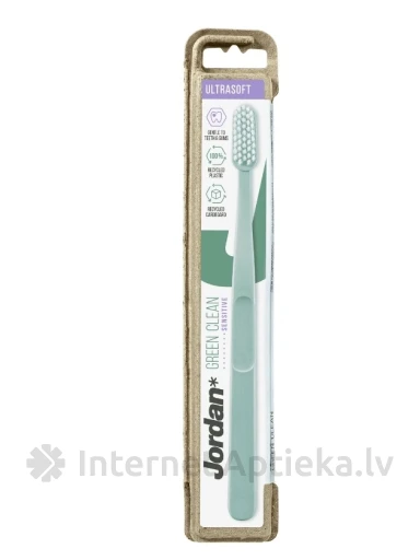 JORDAN Green Clean Sensitive Зубная щетка очень мягкая, 1 шт. | internetaptieka.lv