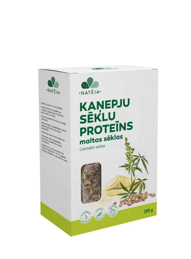 NATĒJA Kaņepju sēklu proteīns, 200 g