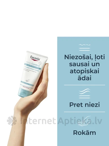 Eucerin Atopicontrol крем для рук, 75 мл | internetaptieka.lv