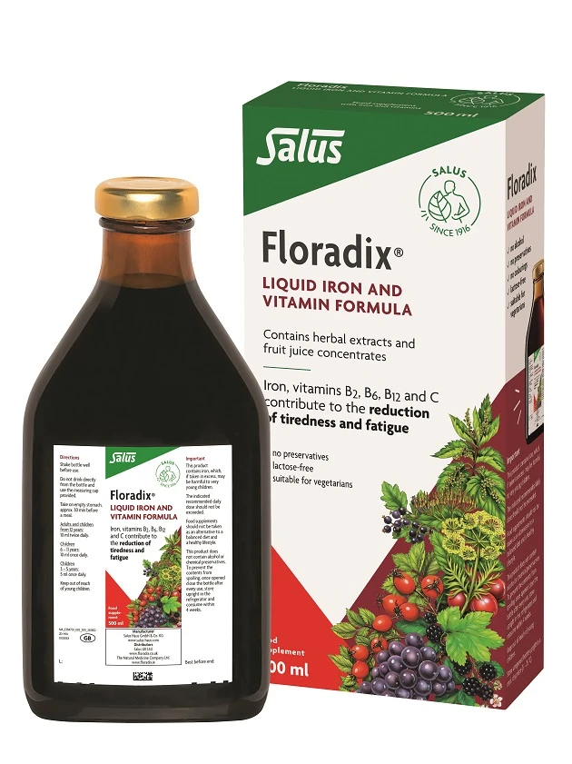 FLORADIX DZELZS šķidrums, 500 ml