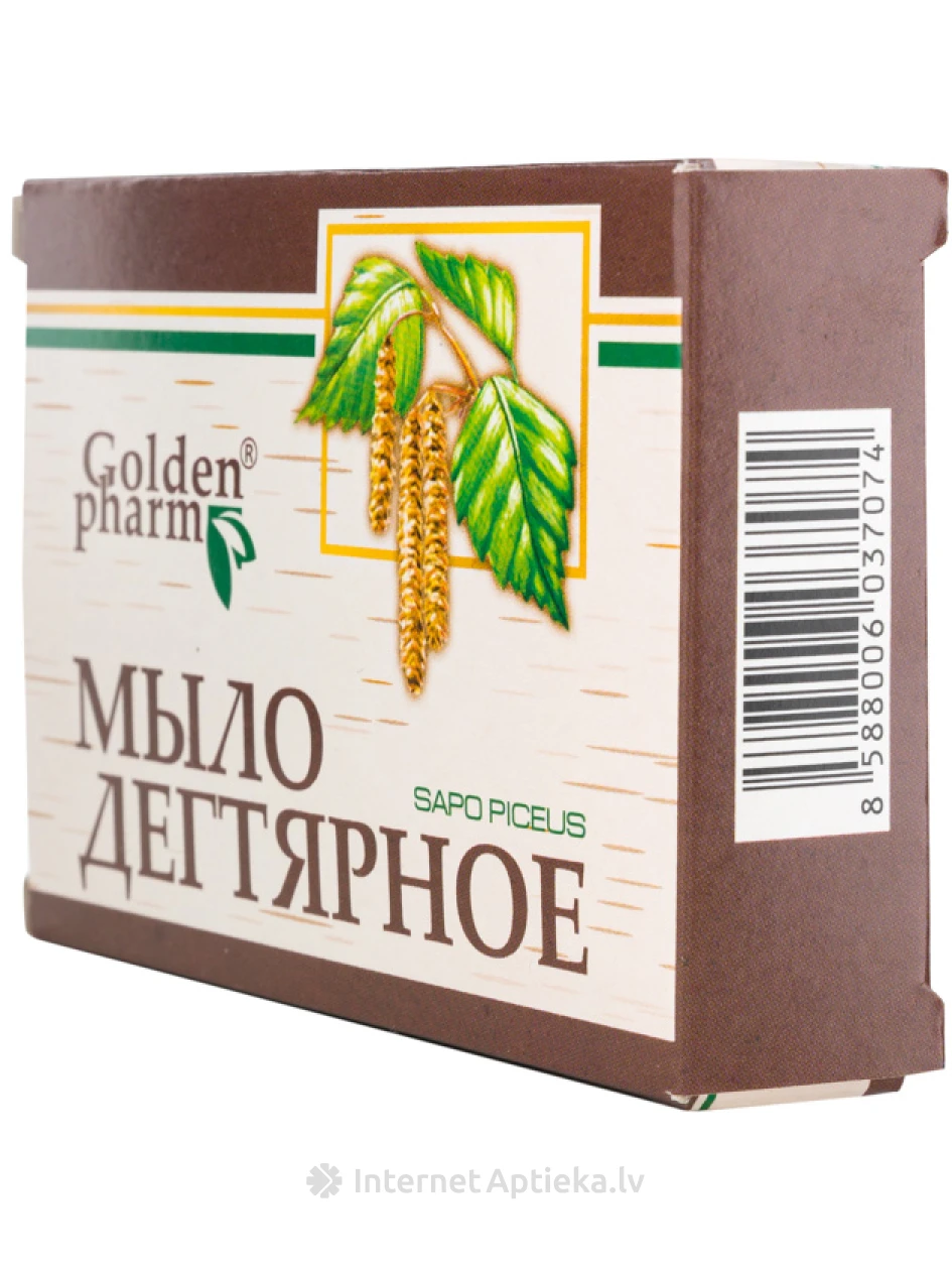 Мыло дегтярное, 70 гр | internetaptieka.lv