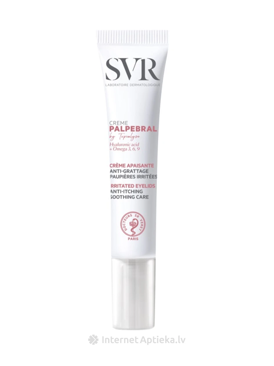 SVR Topialyse Palpebral krēms sakairinātai acu zonai, 15 ml | internetaptieka.lv