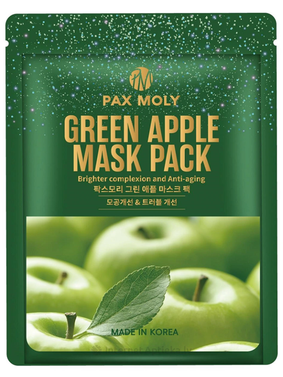 PAX MOLY маска для лица Green Apple - InternetAptieka.lv