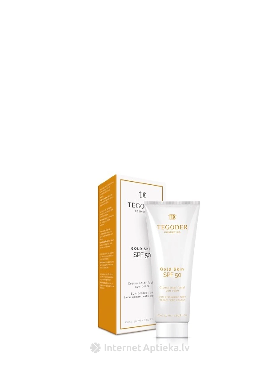 Tegoder Gold Skin Sun SPF 50+ BB kreem, 50 ml | internetaptieka.lv