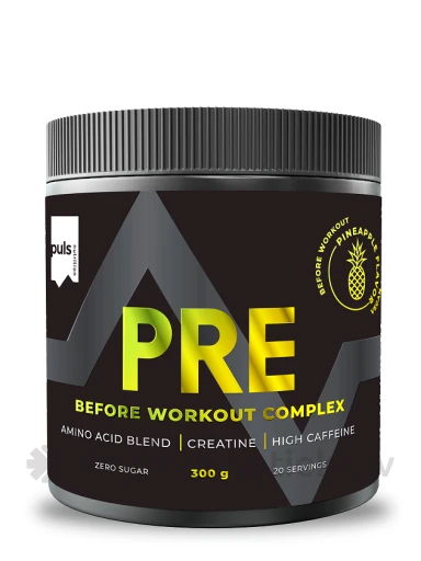 Puls pre workout complex Pineapple порошок, 300 г | internetaptieka.lv