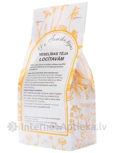 Dr.Tereško veselības tēja Locītavām, 65 g | internetaptieka.lv