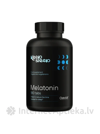 Ostrovit keep sleep melatonin tabletes, 180 gb. | internetaptieka.lv