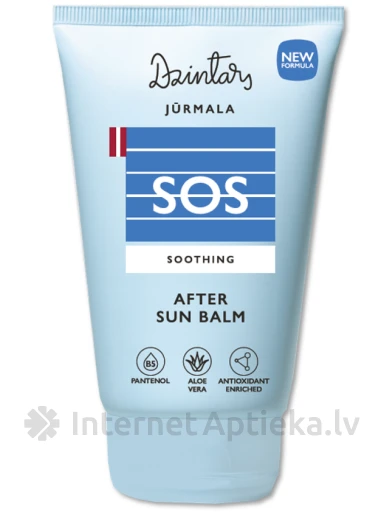 Dzintars Nomierinošs balzams pēc sauļošanās Jūrmala SOS, 100 ml | internetaptieka.lv