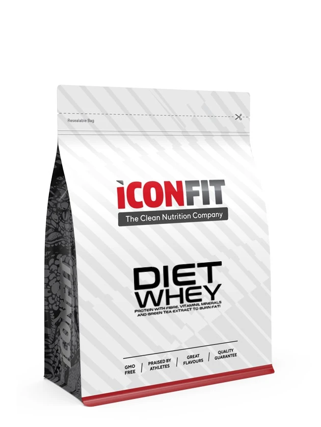 ICONFIT diētiskais sūkalu proteīns ar vaniļas garšu, 1 kg