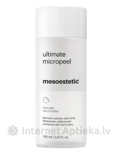 Mesoestetic ultimate micropeel двухфазный пилинг для кожи, 150 мл | internetaptieka.lv