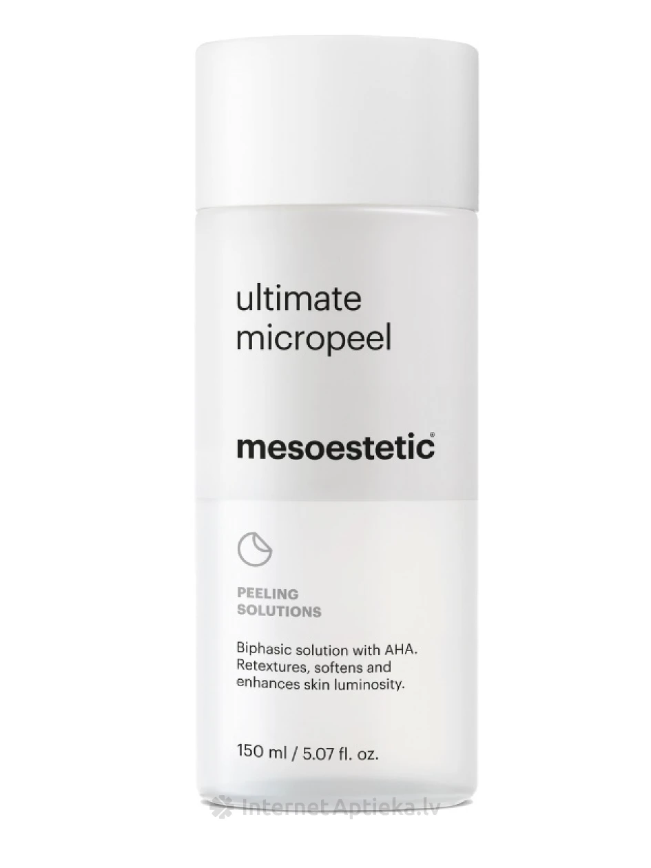 Mesoestetic ultimate micropeel двухфазный пилинг для кожи, 150 мл | internetaptieka.lv