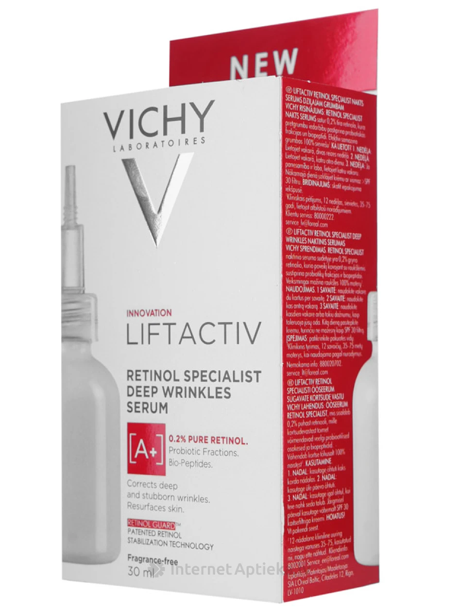 Vichy Liftactive spetsialisti retinooli seerum, 30 ml | internetaptieka.lv