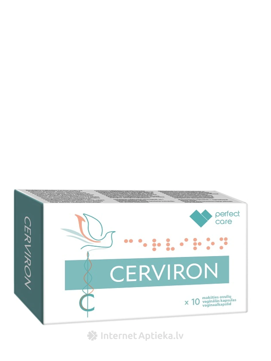 Cerviron  vaginālās kapsulas, 10 gb. | internetaptieka.lv