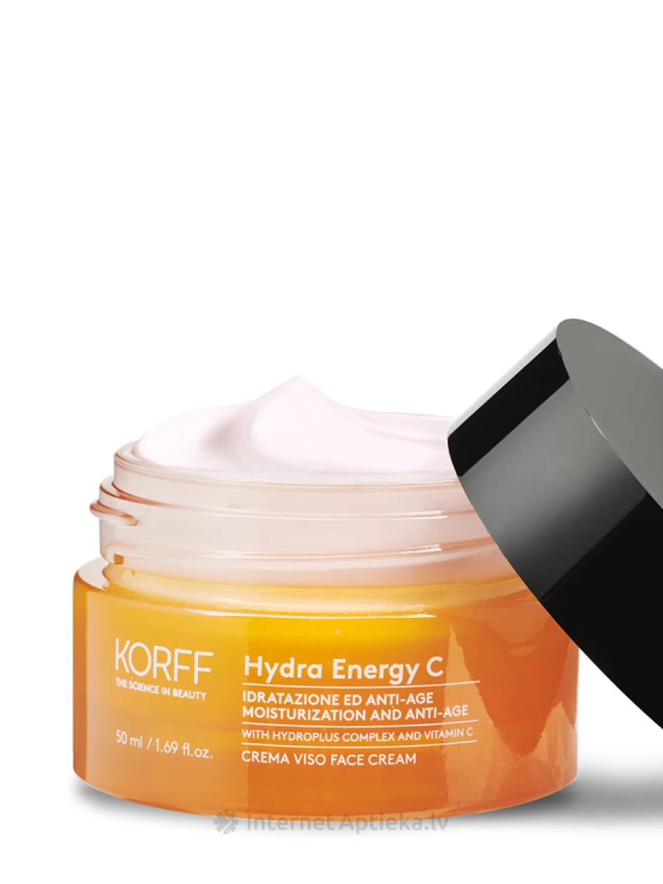 KORFF HYDRA ENERGY C mitrinošs pretnovecošanās sejas krēms, 50 ml | internetaptieka.lv