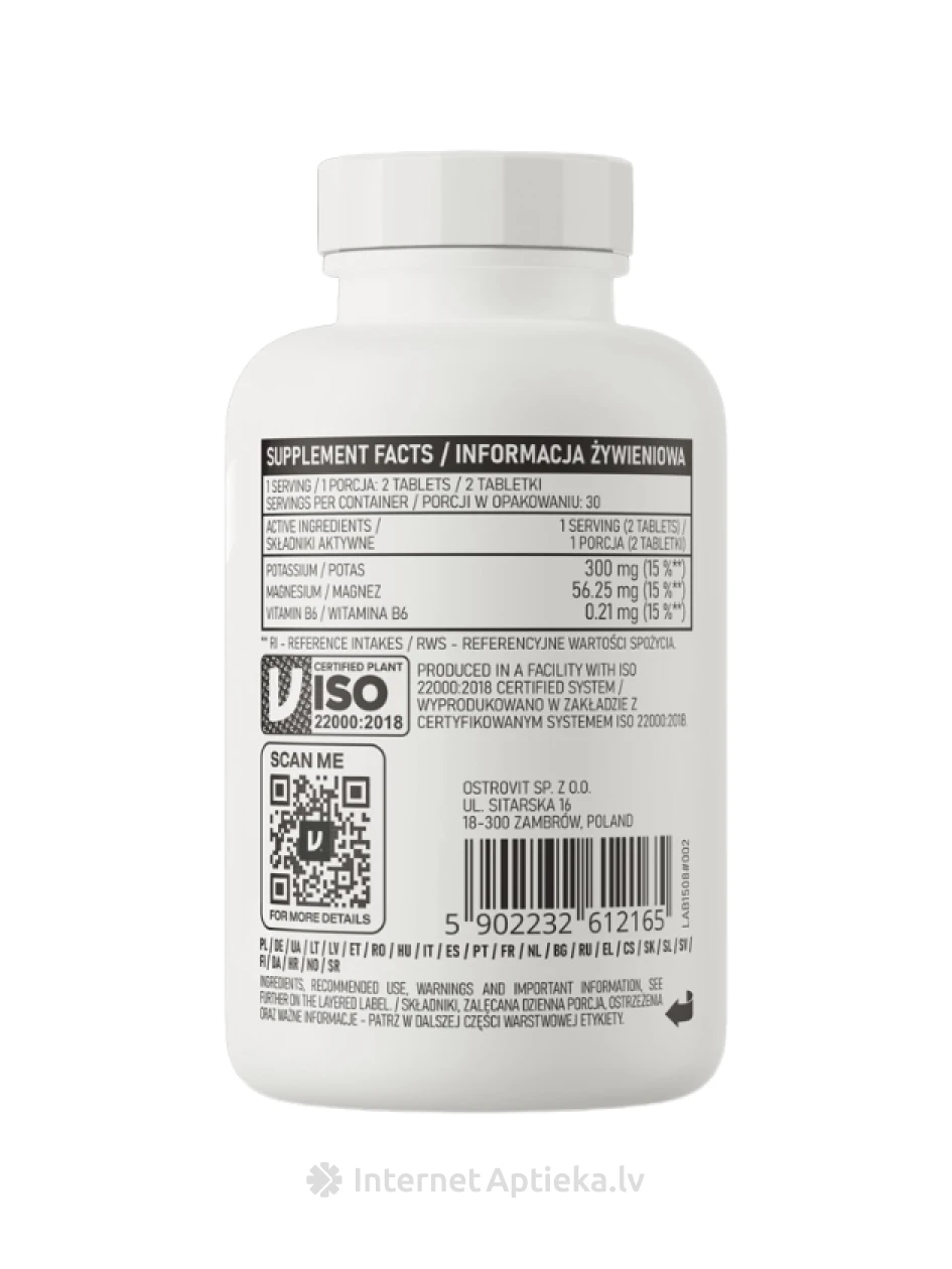 OstroVit Magnez Max Skurcz tabletės, 60 vnt. | internetaptieka.lv