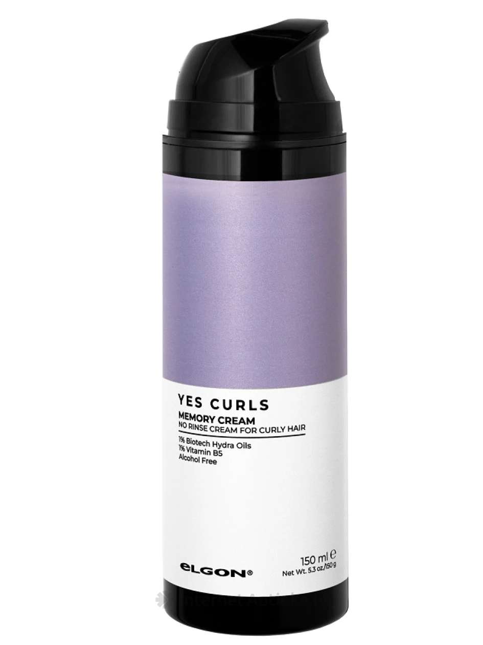 ELGON Yes Curls крем для вьющихся волос с эффектом памяти, 150 мл | internetaptieka.lv