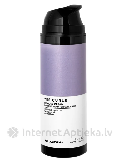 ELGON Yes Curls krēms cirtainiem matiem ar “atmiņas” efektu, 150 ml | internetaptieka.lv