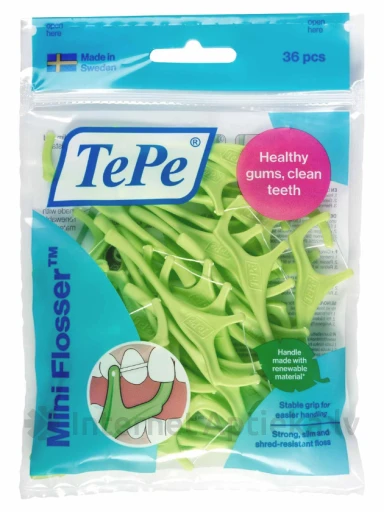 TePe Mini Flosser держатели зубной нити, 36 шт. | internetaptieka.lv