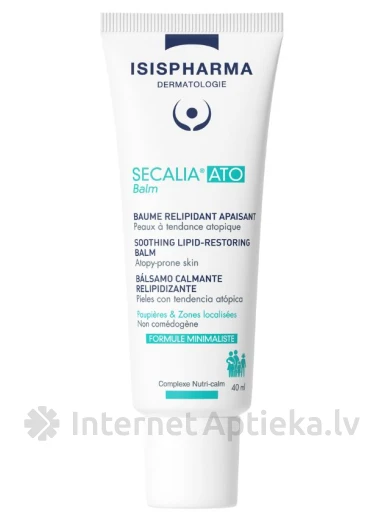 ISISPHARMA SECALIA ATO lipīdus atjaunojošs balzams atopiskai ādai, 40 ml | internetaptieka.lv