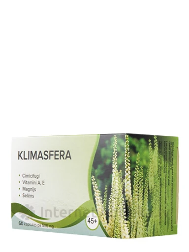 Klimasfera 500 мг, 60 капсул | internetaptieka.lv