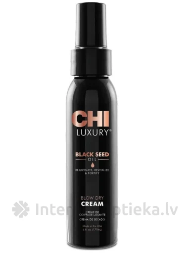 CHI LUXURY Black Seed Oil matu žāvēšanas krēms, 177 ml | internetaptieka.lv