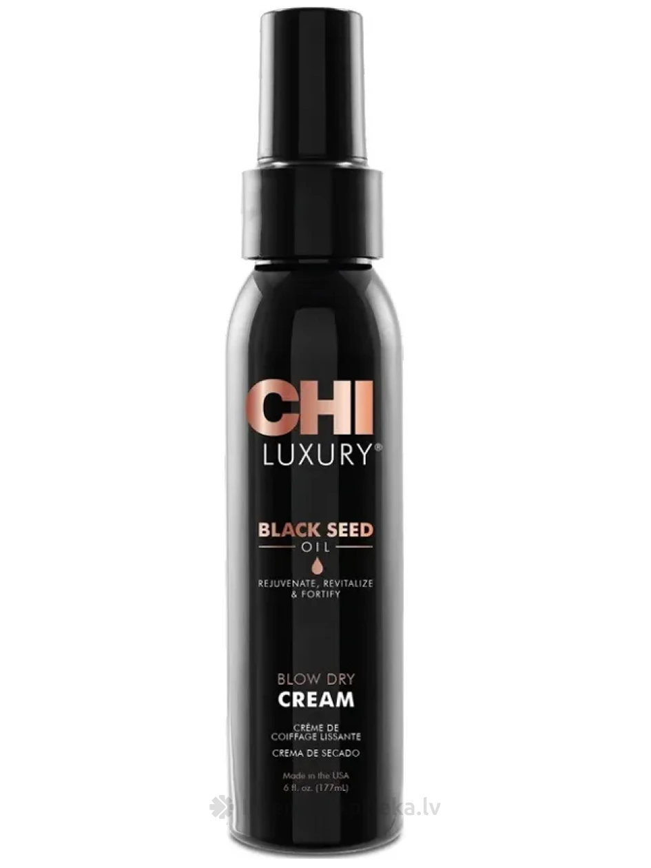 CHI LUXURY Black Seed Oil matu žāvēšanas krēms, 177 ml | internetaptieka.lv