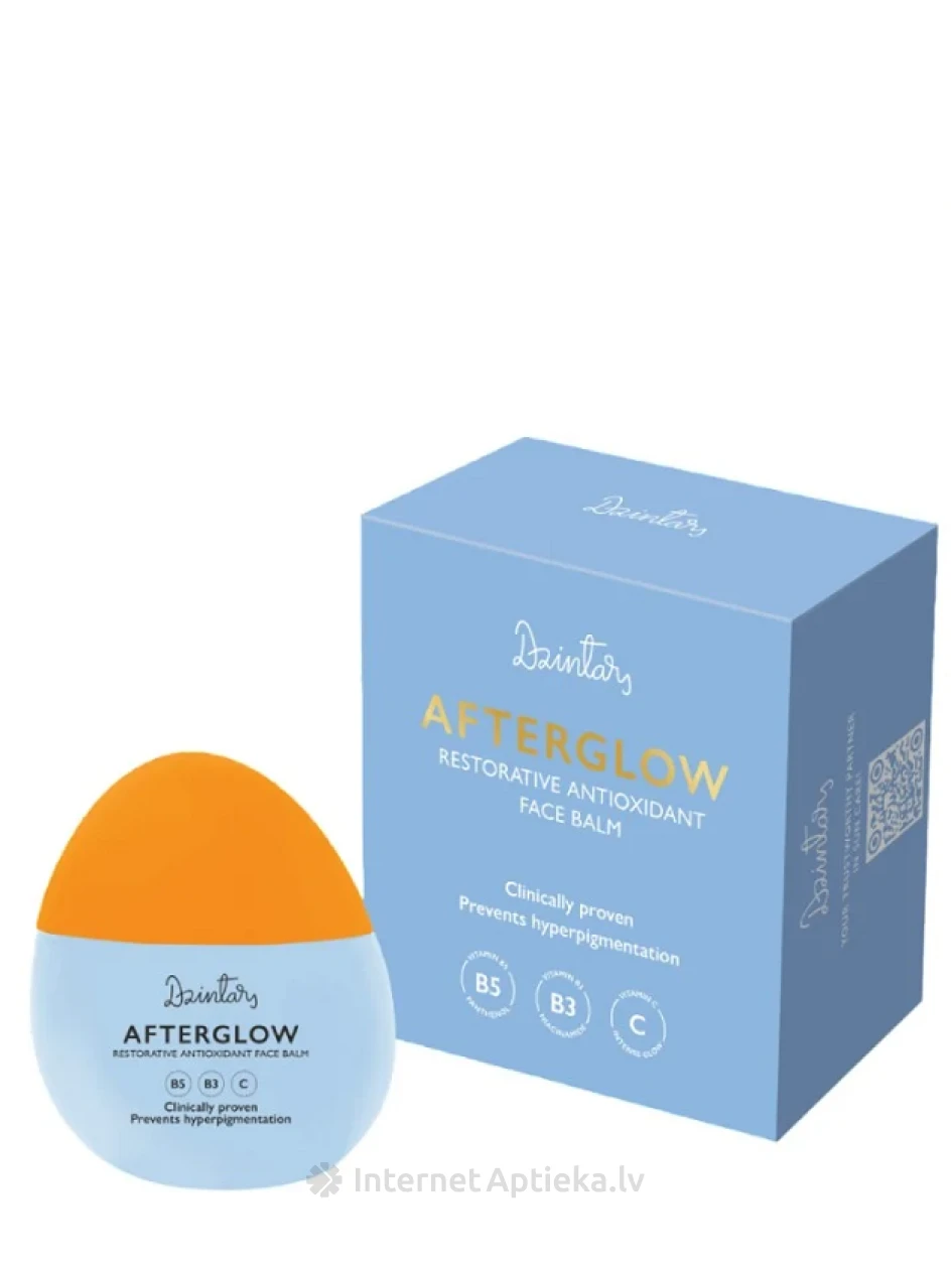 Dzintars Atjaunojošs antioksidantu balzams sejai Afterglow, 50 ml | internetaptieka.lv