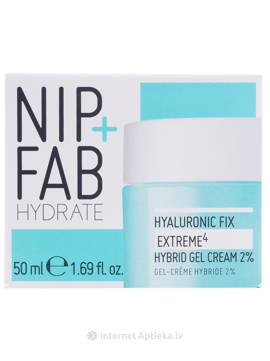 NIP+FAB Hyaluronic Fix Extreme4 näokreem 2%, 50 ml | internetaptieka.lv