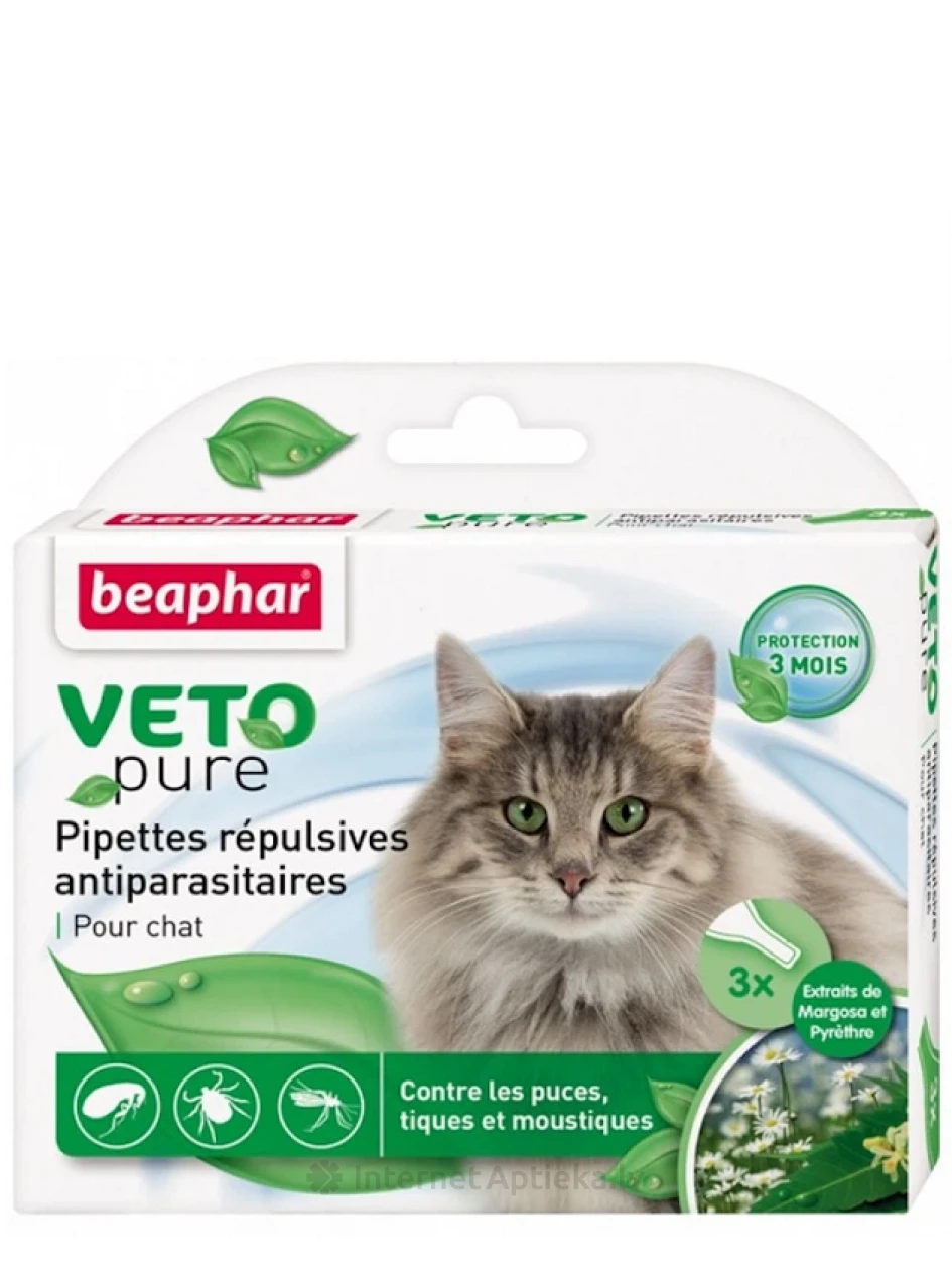 Beaphar Tilgad kirpude, puukide ja sääskede vastu kassipoegadele, 3 tk. | internetaptieka.lv