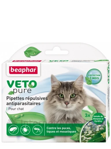 Beaphar Tilgad kirpude, puukide ja sääskede vastu kassipoegadele, 3 tk. | internetaptieka.lv